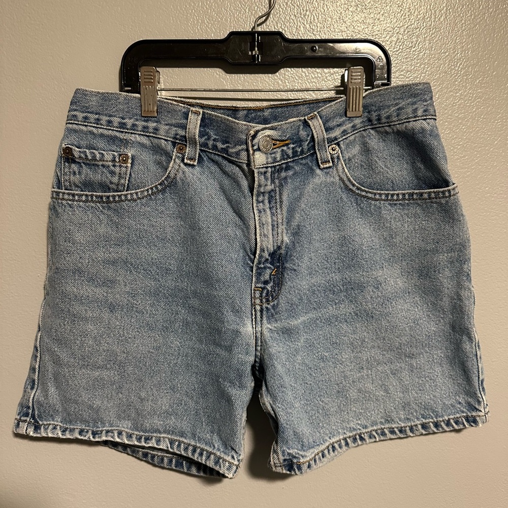 Vintage Levi's Light Blue Jean Shorts for Women